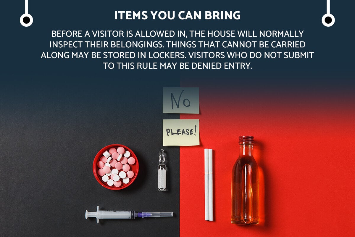 halfway house rules items you can bring